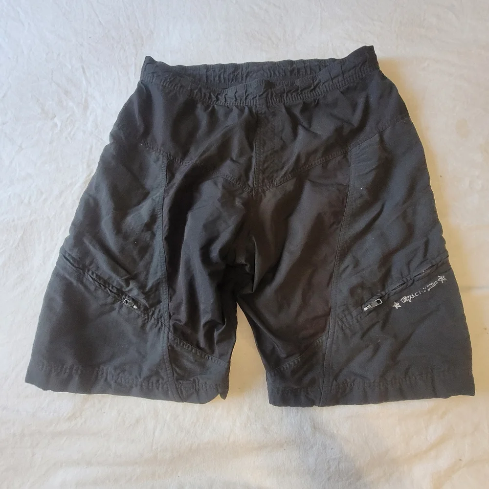 Troy Lee Mens MTB Shorts Size Large Mountain Bike Cycling Drawstring Waist Black